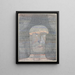 Head of an Athlete - Paul Klee — framed artwork on a wall