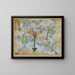 Birds diving and arrows - Paul Klee — framed artwork on a wall
