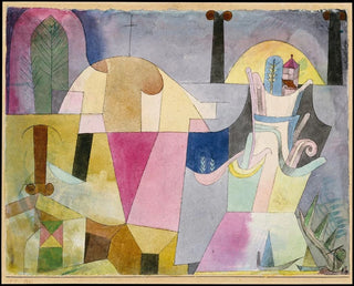 Columns in a landscape - Paul Klee — artwork view