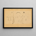 Brothers - Paul Klee — framed artwork on a wall