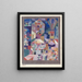 Garden of the Castle - Paul Klee — framed artwork on a wall