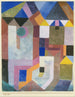 Colorful Architecture Painting - Paul Klee — artwork view