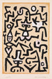 Poster of actors - Paul Klee — framed artwork on a wall