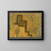 The house on the height - Paul Klee — framed artwork on a wall