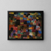 Deep Pathos Painting - Paul Klee — framed artwork on a wall