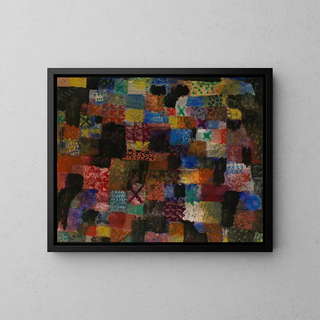 Deep Pathos Painting - Paul Klee — framed artwork on a wall
