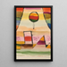 The Balloon at the Window - Paul Klee — framed artwork on a wall