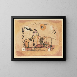 The Heroic Tenor as a Concert Singer - Paul Klee — framed artwork on a wall