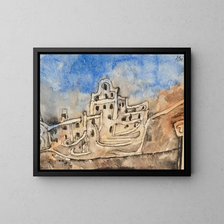 The Palace - Paul Klee — framed artwork on a wall