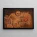 The snake on the ladder - Paul Klee — framed artwork on a wall