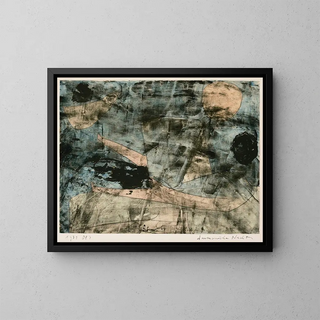 Night Demon Painting - Paul Klee — framed artwork on a wall