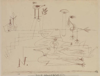 Drawing for the Bird Islands - Paul Klee — artwork view