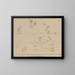 Drawing for the Bird Islands - Paul Klee — framed artwork on a wall