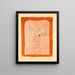 Un génie sert un petit déjeuner - Paul Klee — framed artwork on a wall
