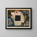 Chambres taillées dans le roc - Paul Klee — framed artwork on a wall