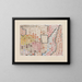 Fertility maintained - Paul Klee — framed artwork on a wall