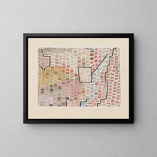Fertility maintained - Paul Klee — framed artwork on a wall
