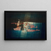 Scene of combat from the comic-fantasy opera The Sailor - Paul Klee — framed artwork on a wall