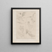 Wind of Fire - Paul Klee — framed artwork on a wall