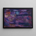 River landscape painting - Paul Klee — framed artwork on a wall