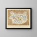 Friendly Thread - Paul Klee — framed artwork on a wall