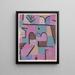 Garden in the Orient - Paul Klee — framed artwork on a wall