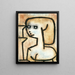Girl in Mourning - Paul Klee — framed artwork on a wall