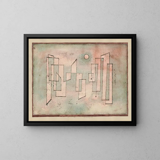 Fondation Grundfeste - Paul Klee — framed artwork on a wall