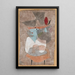 Dame au Chapeau et Petite Table - Paul Klee — framed artwork on a wall