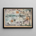 In the Kingdom of the Air - Paul Klee — framed artwork on a wall