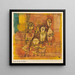 Children and Dog - Paul Klee — framed artwork on a wall
