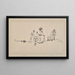 Querelle d'art - Paul Klee — framed artwork on a wall