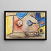 Landscape Painting B L - Paul Klee — framed artwork on a wall