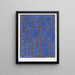 Late in the evening, looking out of the woods - Paul Klee — framed artwork on a wall