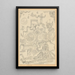 Legend Leaf Commemorative with Saint Bull - Paul Klee — framed artwork on a wall
