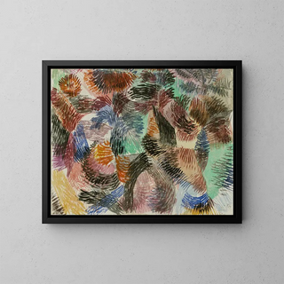 Libido de la forêt - Paul Klee — framed artwork on a wall