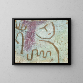 Small Hope - Paul Klee — framed artwork on a wall
