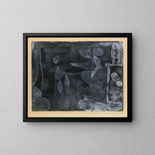 Dawn - Paul Klee — framed artwork on a wall