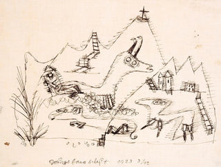 Mountain Landscape Painting - Paul Klee — artwork view