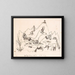 Mountain Landscape Painting - Paul Klee — framed artwork on a wall