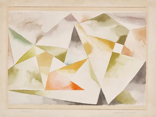 Movement of Mountain in Three and Four Movements - Paul Klee — artwork view
