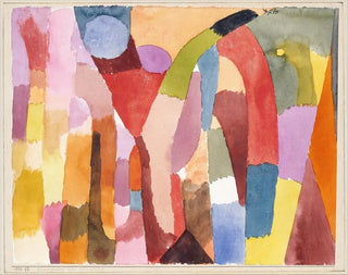 Movement of the vaulted chambers - Paul Klee — artwork view