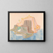 Myth of an Island - Paul Klee — framed artwork on a wall