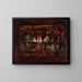 Night Feast Painting - Paul Klee — framed artwork on a wall