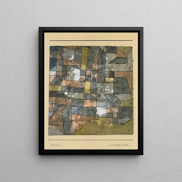 North Germany Painting - Paul Klee — framed artwork on a wall