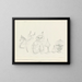 Harmonies d'Obertne - Paul Klee — framed artwork on a wall
