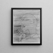The old man counting - Paul Klee — framed artwork on a wall