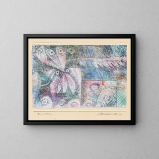 Image of Plants 8B 1925 - Paul Klee — framed artwork on a wall