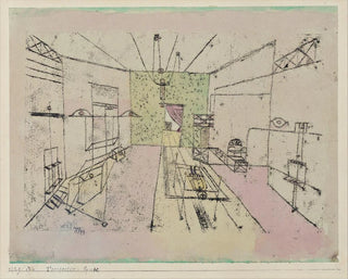 Ghost Perspective Painting - Paul Klee — artwork view