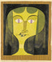 Portrait of a woman with violet eyes - Paul Klee — artwork view